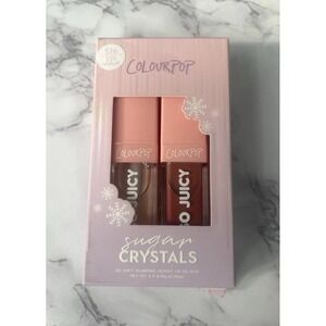 ColourPop Sugar Crystals So Juicy Plumping Glossy Lip Oil Duo New in Box